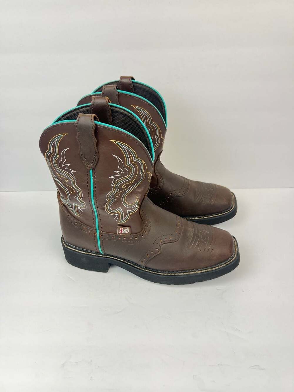 Justin Women's Gypsy Chocolate Western Boots Model BC9003 Size 9B